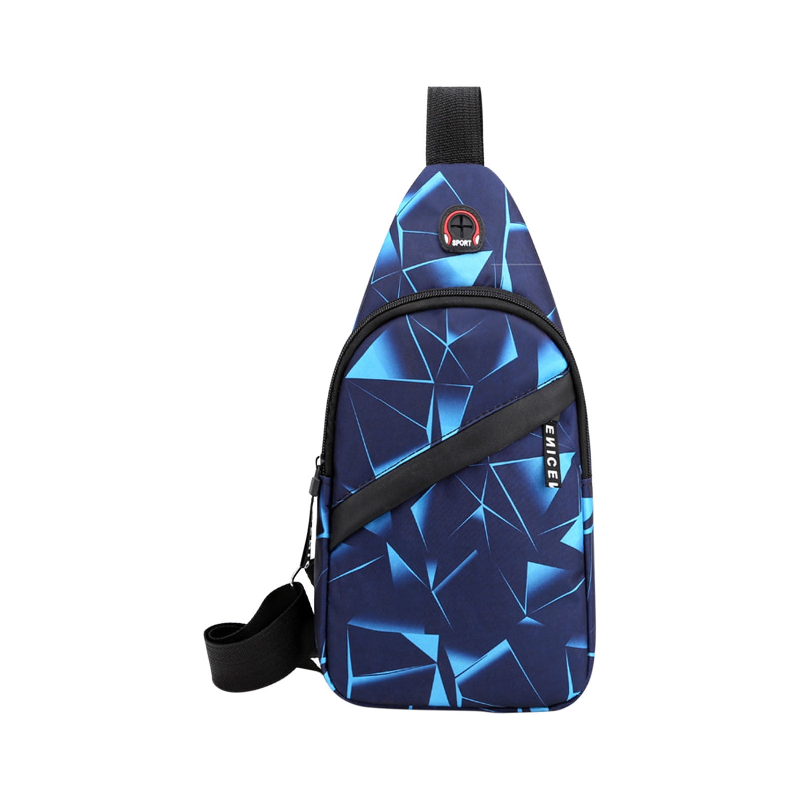 Sling Bag for Women, Crossbody Sling Backpack Small Sling Bag Multipurpose Crossbody Shoulder Bag Travel Hiking Backpack, Sling Bag for Men #4-Blue