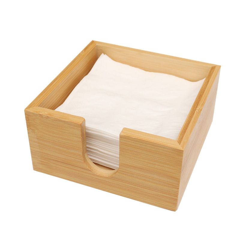 1pc Tissue Box Drink Containers Beverage Napkins Square Tissue Box Guest Towel Holder Tray Napkin Rack Cocktail Napkin Dispenser — image 5