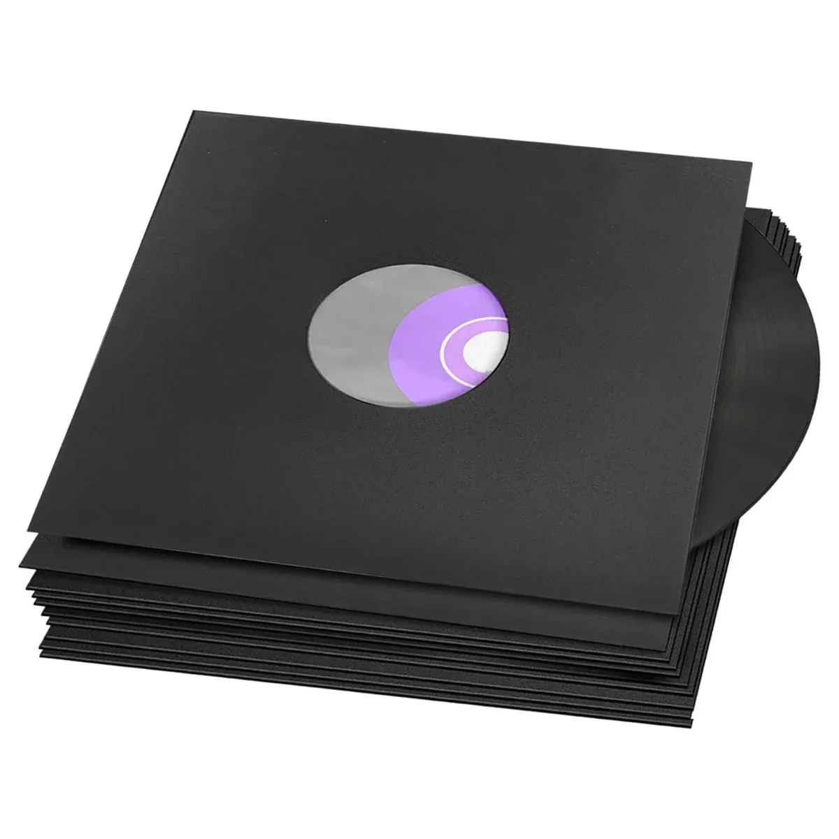 10PCS 12in LP Vinyl Record Storage Bag Clear Dustproof Moisture Resistant — image 6