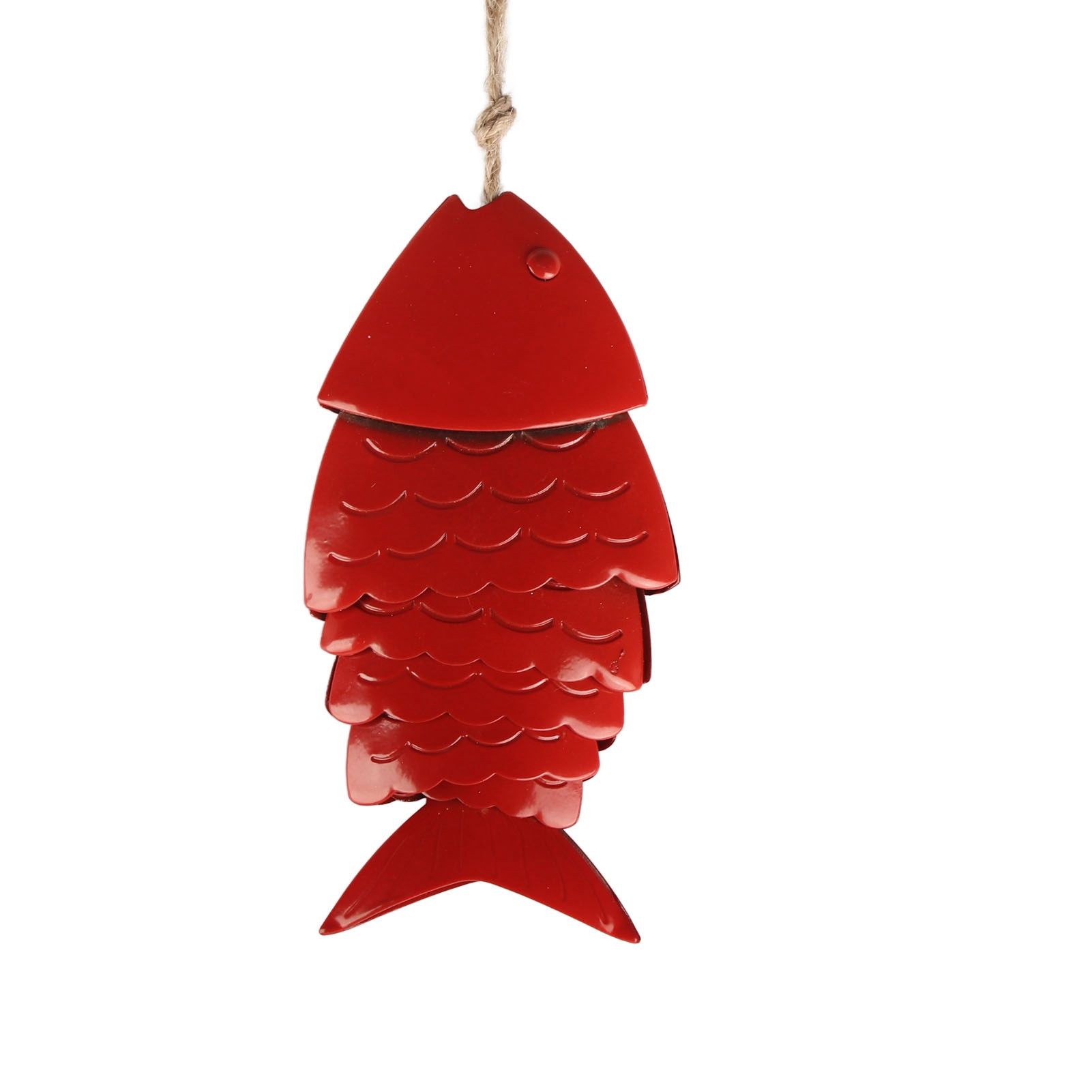 Colorful Koi Fish Wind Chimes Metal Crafts Outdoor Eaves Hanging Decorations Fish Wind Chime — image 2