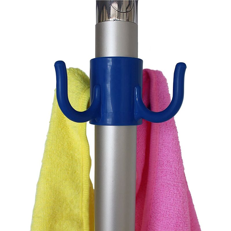 Beach Umbrella Hanging Hook,4-prongs Plastic Umbrella Hook Hanging for Towels /Hats/Clothes/Camera/Sunglasses/ Bags,Fit for Beach — image 2