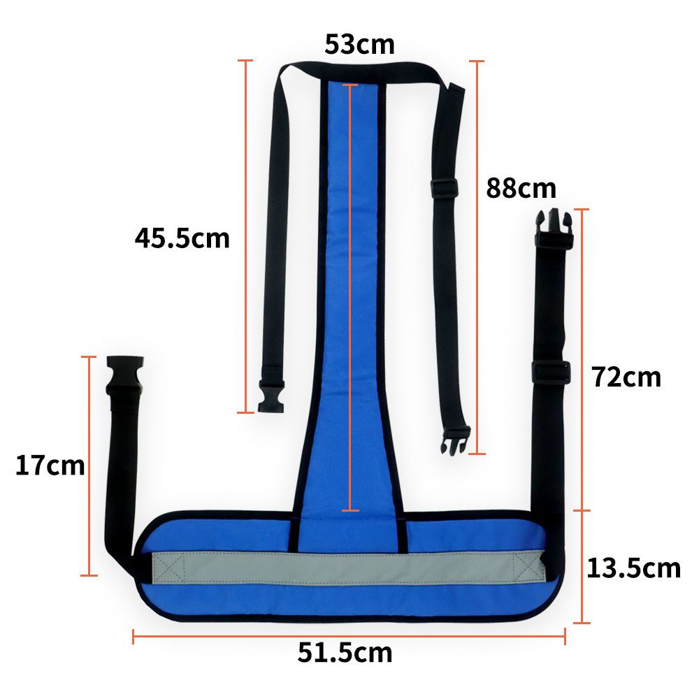 Wheelchair Seat Belt, Medical Hospital Straps Vest Full Body Harness Wheelchair Safety Belt for Elderly, Patients, Disabled — image 5