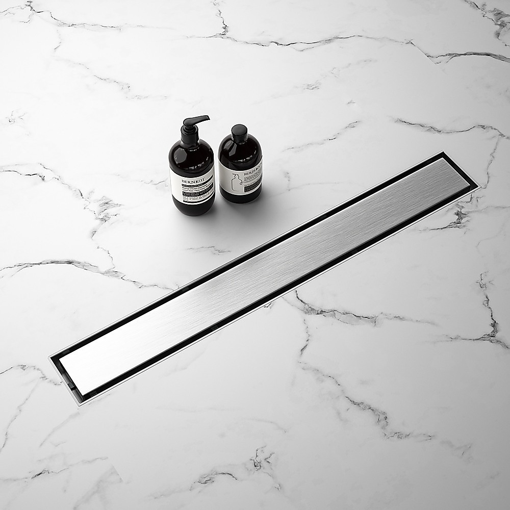 800mm Tile Insert Shower Bathroom Stainless Steel Grate Drain w/Centre outlet Floor Waste โ image 6