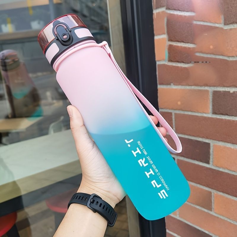 Gradient Water Bottle Sports Water Bottle Men Water Bottle Women Water Bottle - Blue - Size 1000ML — image 4