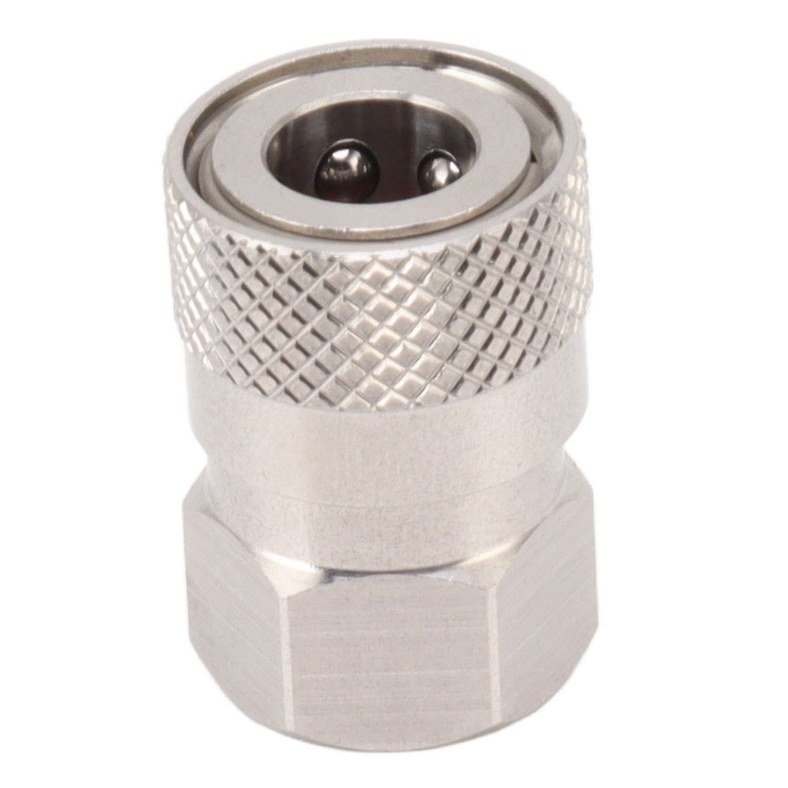 CO2 Refill Connector 304 Stainless Steel Gas Filling Adapter 1/8NPT Female Thread Coupling โ image 2