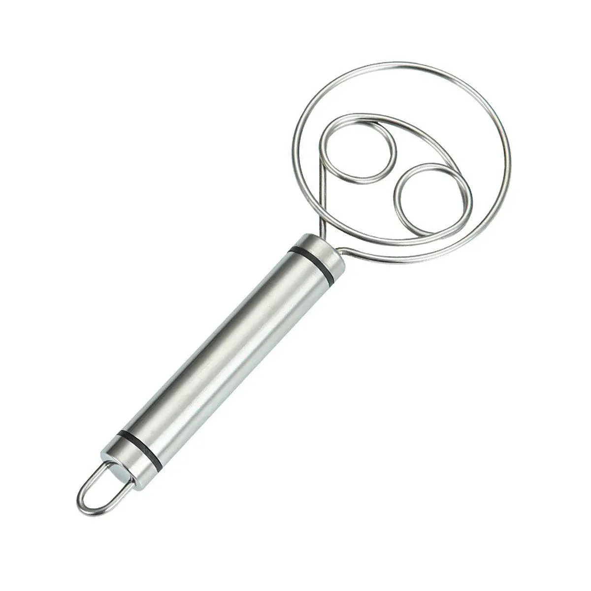 Stainless Steel Double Eye Coil Flour Mixer Household Baking Tool Egg Beate β image 2