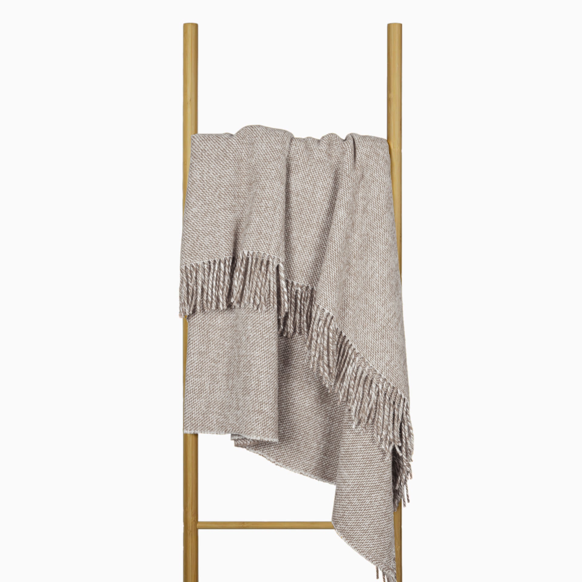 Cambridge Throw - 100% NZ Wool - Silver — image 3