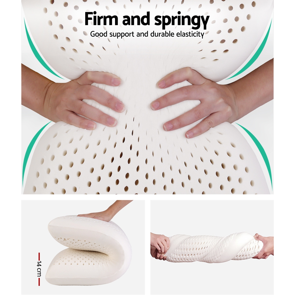 Giselle Bedding Natural Latex Pillow Classic Twin Pack — image 4