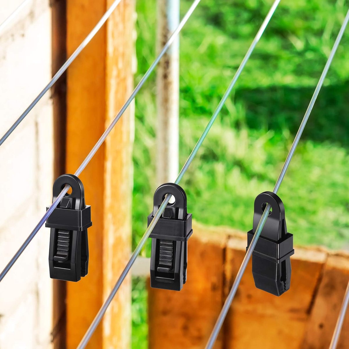 20 pieces - Tent clamps - Tarpaulin clips - tent clip awning clip - camping awning clip - crocodile clips - tarpaulin clip - for swimming pools — image 4