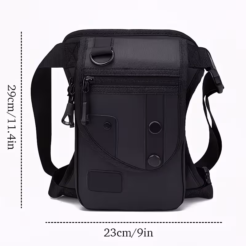 Oxford Leg Bag for Men Motorcycle Riding Women's Fanny Pack Outdoor Travel Fishing Hiking Cycling Hip Bags Black — image 2