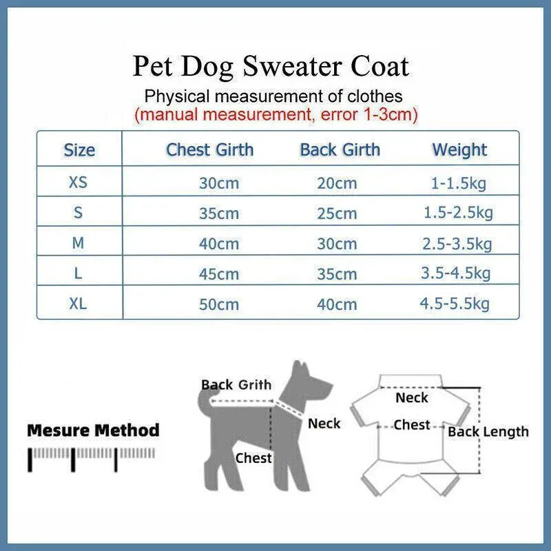 L Size Cute Pet Dog Warm Jumper Sweater Clothes Puppy Cat Knitwear Knitted Coats Winter - Green Lion โ image 4