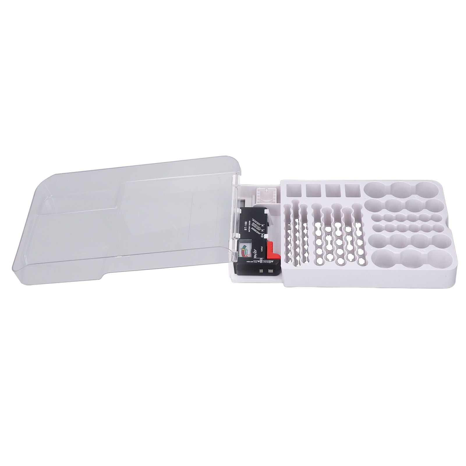 Battery Storage Box Soft Padding Battery Carrying Case with Capacity Test Instrument โ image 5