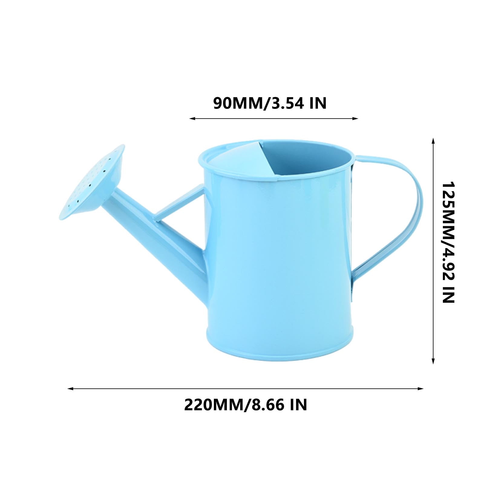 Metal Watering Can, Iron Sprinkling Kettle, Garden Watering Pot for Outdoor Plants Watering Equipment, Gardening Water Pot Watering Can for Garden Home Plants — image 2