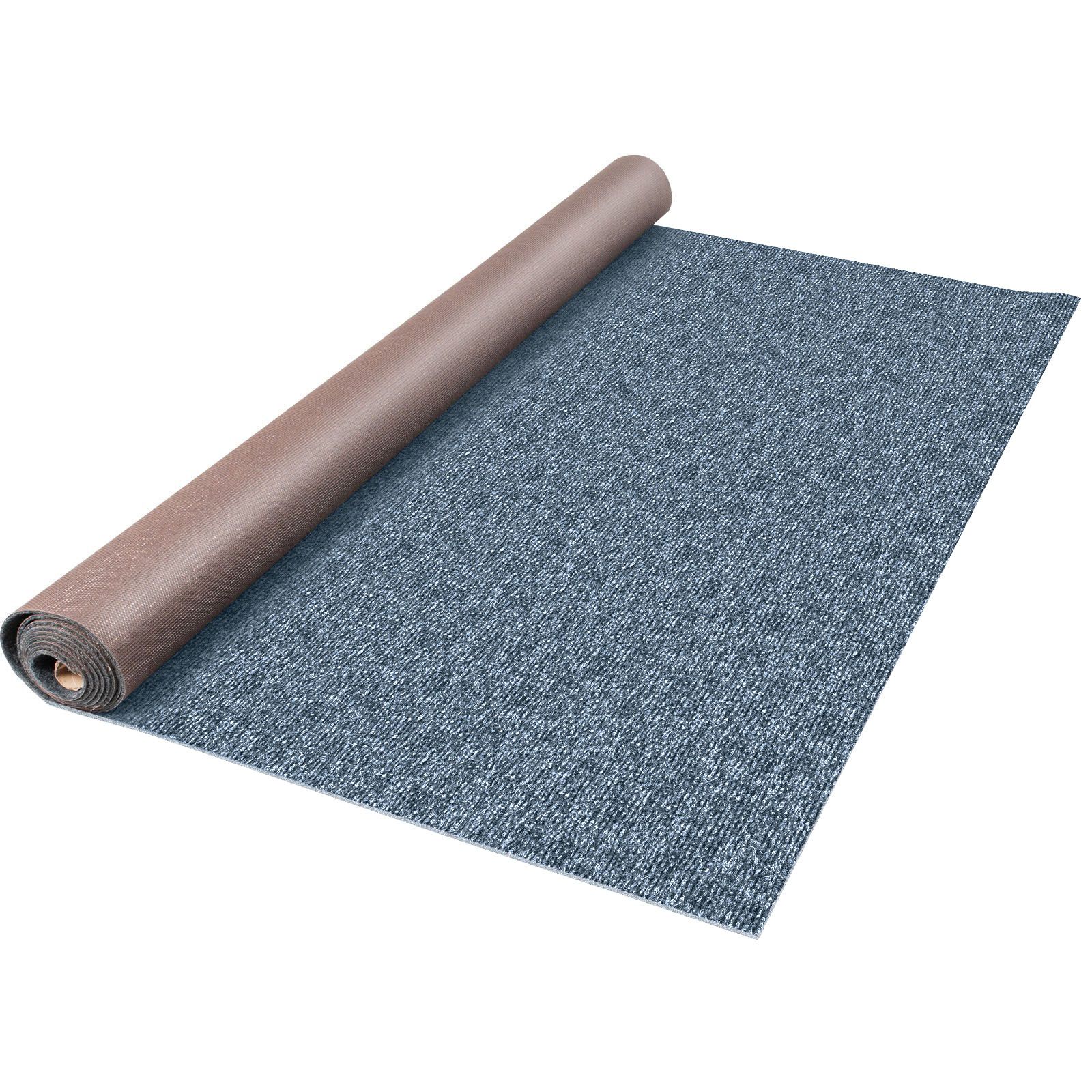 Marine Carpet 6 × 13ft Boat Area Rug Roll Cutpile In/Outdoor Patio Deck Gray, 1.8 × 4m