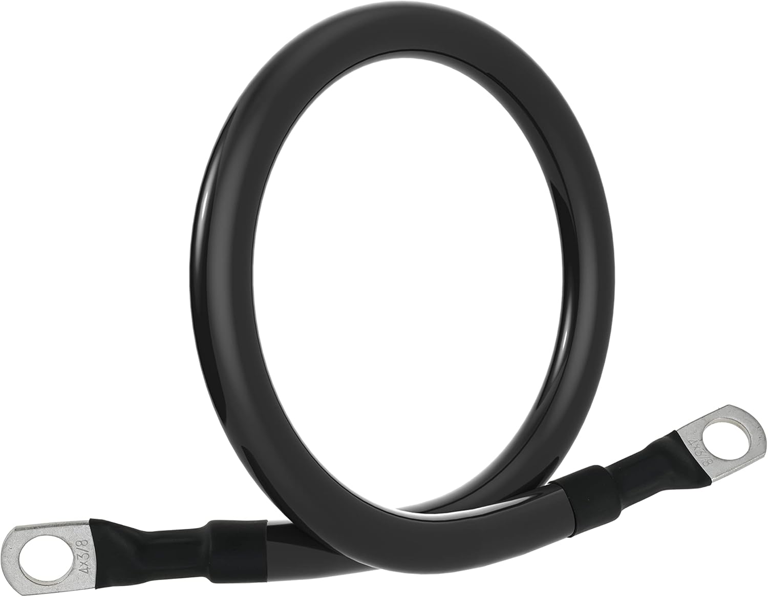4 AWG Battery Cable 4AWG Gauge Pure Copper Battery Inverter Cables with 3/8 in Lugs Both Ends Power Inverter Wire Set for Automotive Solar Marine Boat RV Car โ image 6