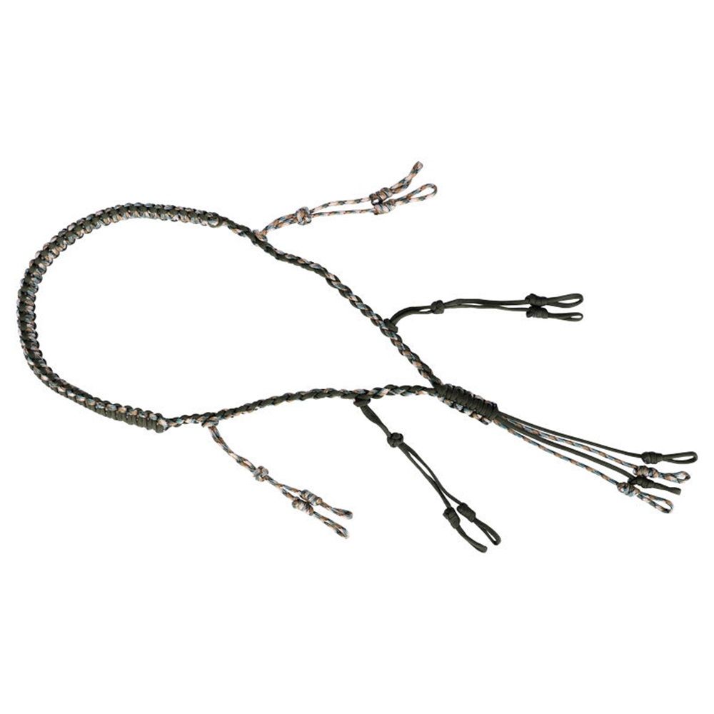Duck Call Lanyard with Removable Drops Secures 12 Call Premium Real Nylon Game Call Lanyard Hand Braided Camo goose Calls for Predator Ducks — image 2