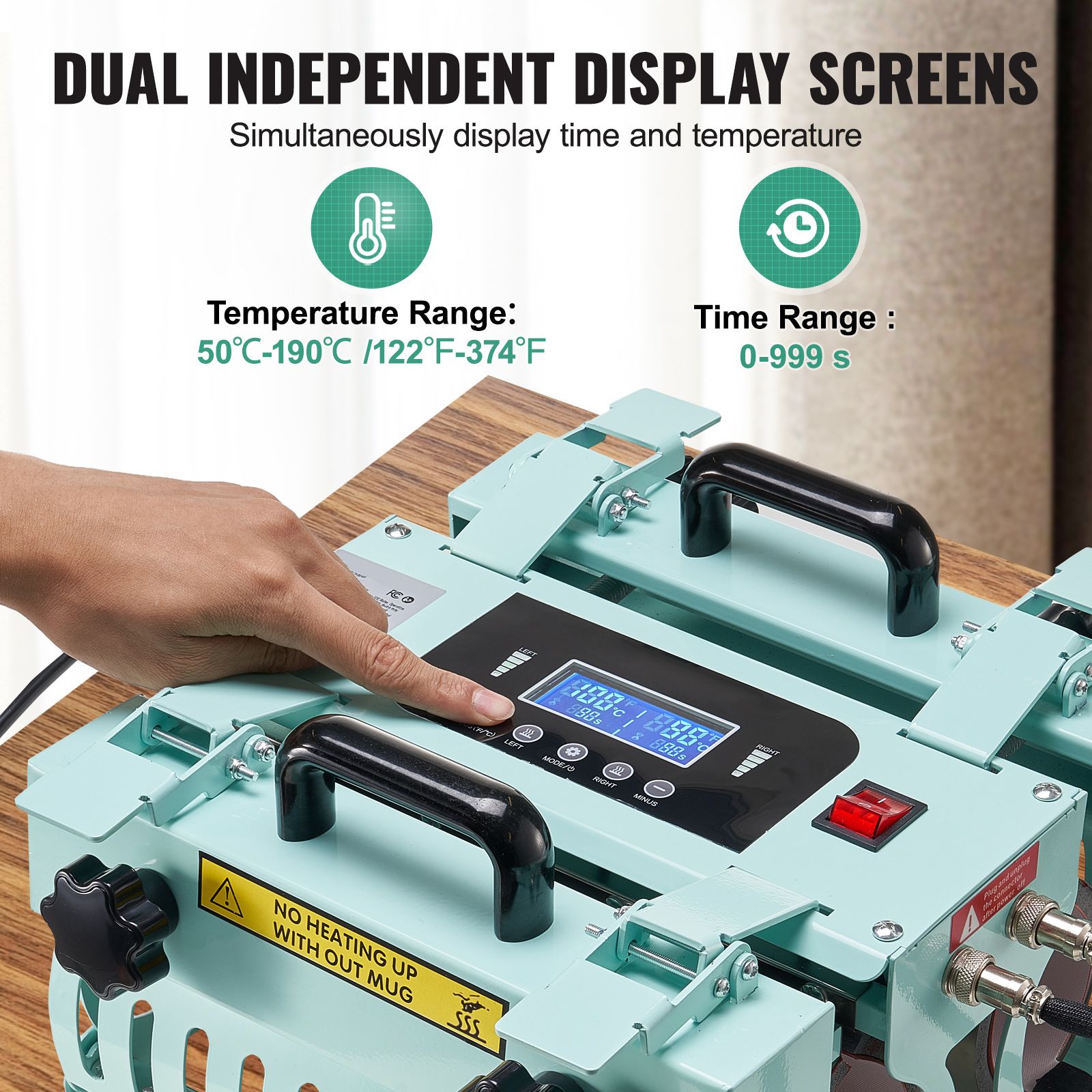 Tumbler Heat Press Machine 2 Station Heaters 11-30oz Mug Press Sublimation โ image 4