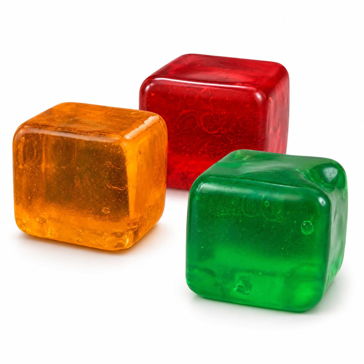 Green Stress Cube Fidget Squishy Slow Rising Stress Ball, Soft Sensory Anxiety Relief Toy for Home Office School — image 2