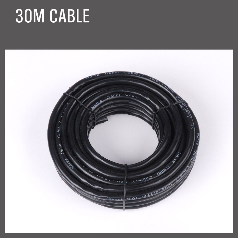 30M x 5 Core Wire Cable Trailer Cable Automotive Boat Caravan Truck Coil V90 PVC — image 5