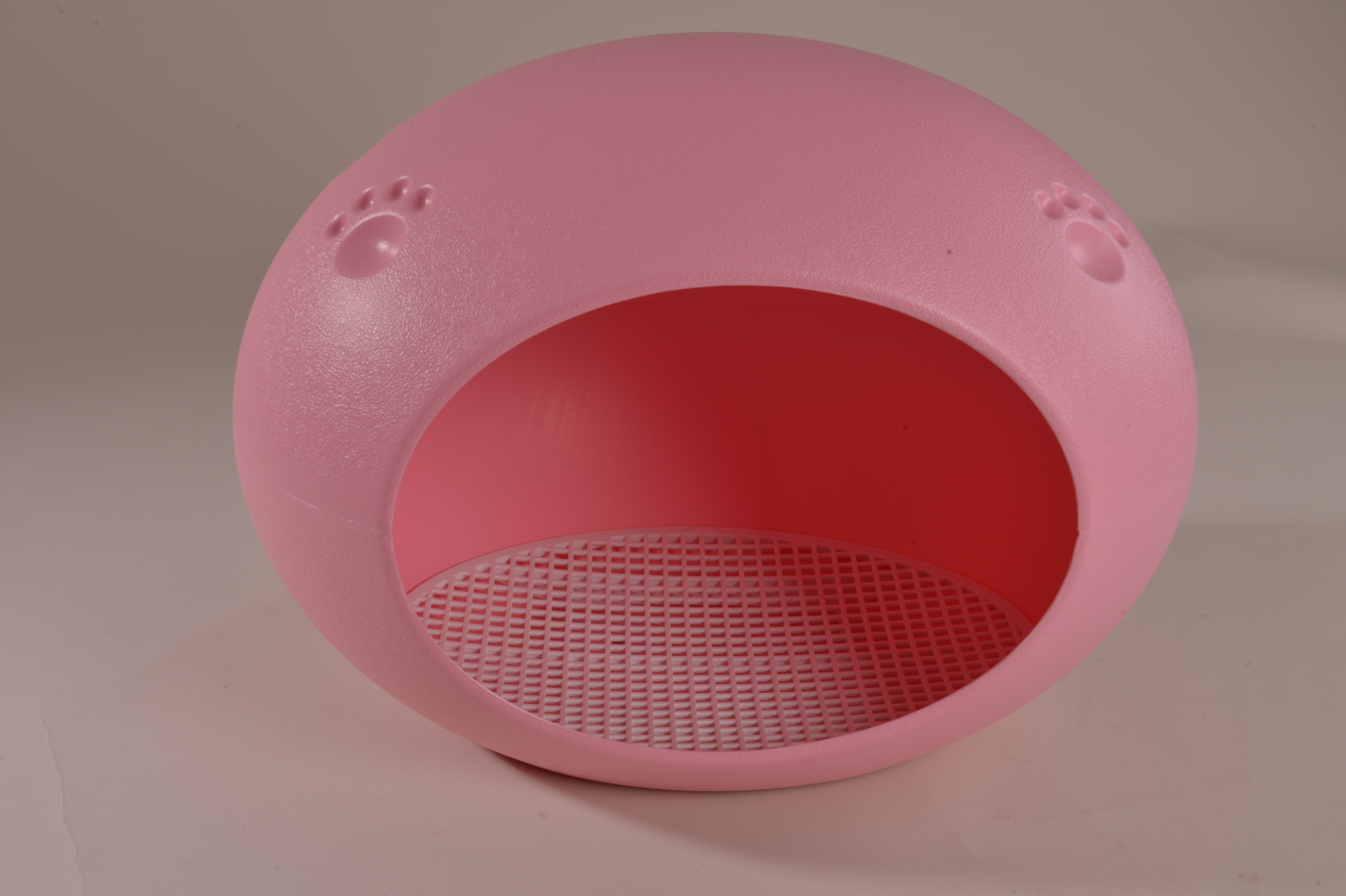 YES4PETS Medium Cave Cat Kitten Box Igloo Cat Bed House Dog Puppy House Pink — image 3