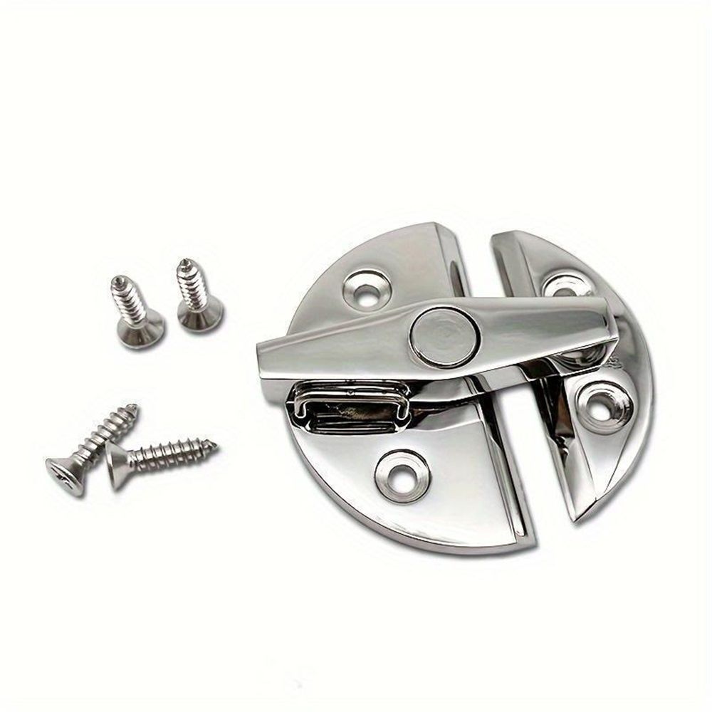 Marine Grade 316 Stainless Steel Turn Twist Button Door Catch Latchfor Door Cabinet Marine Boat Door Catch Latch 316 Stainless Steel Door Latch Round Twist โ image 4