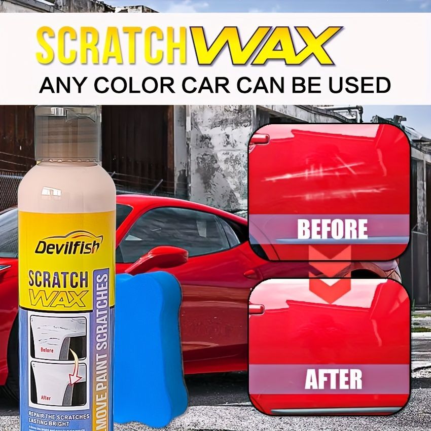 Car Scratch Repair Scratch Remover Paste Car Polish Car Wax DIY Car Detailing - Yellow - Size 01 โ image 3