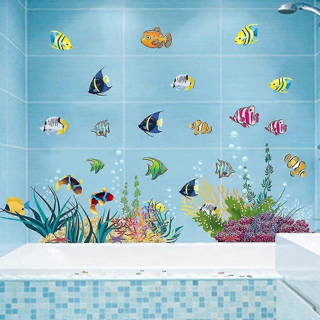 Colorful Wall Stickers I Murals: 130 X 42cm I Wall Tattoo Bathroom Tile Sticker โ image 5