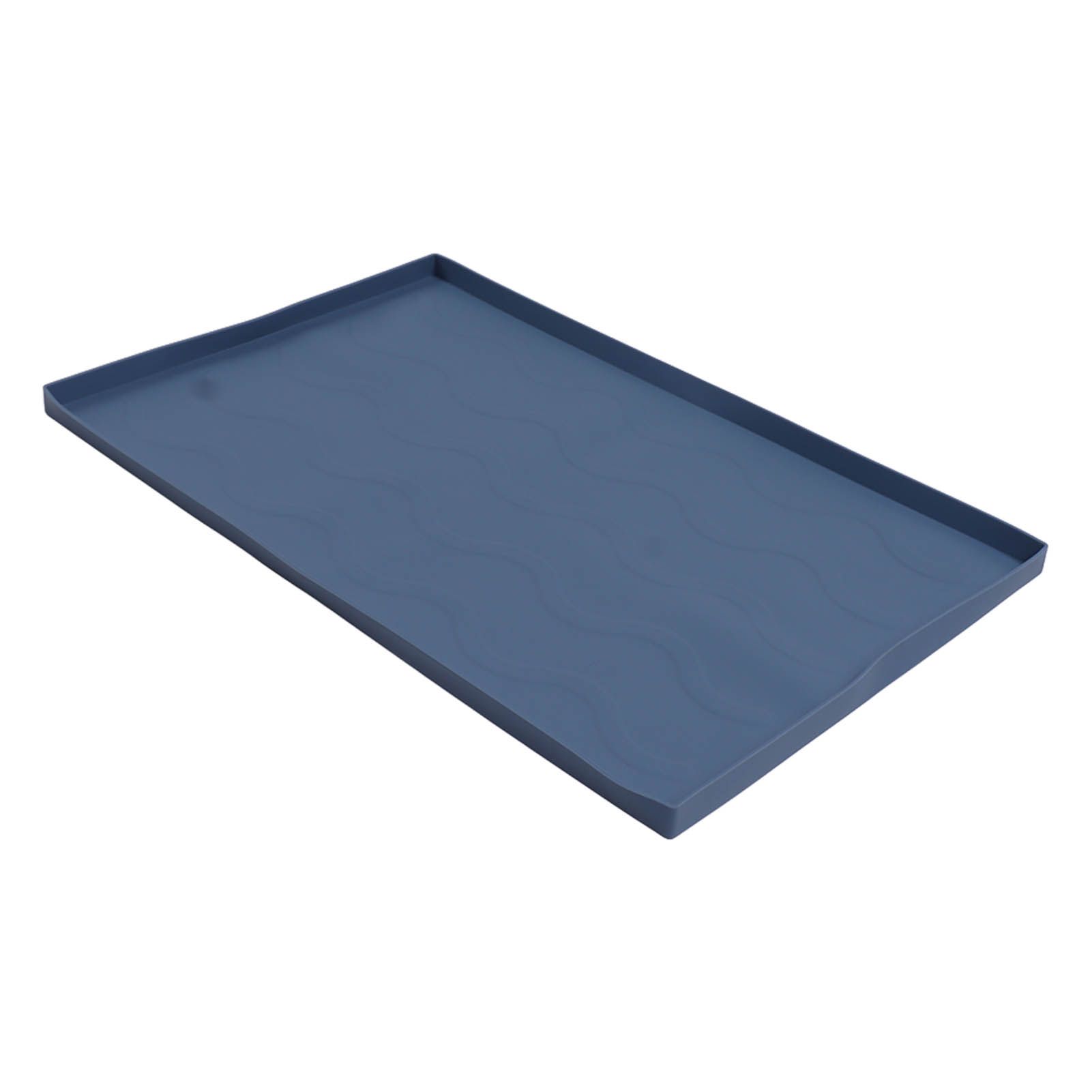 Grill Mat Silicone Blackstone Griddle Top Cover Anti Sticky Grill Protective Cover Mat 22inch Dark Blue — image 3