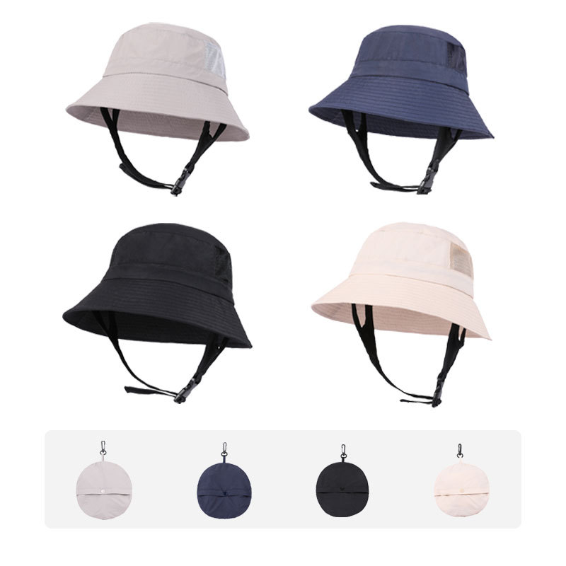 Dark Blue UV50+ Sun Protection Bucket Hat - Waterproof, Quick-Dry, Foldable Outdoor Fishing Hat for Men and Women — image 2