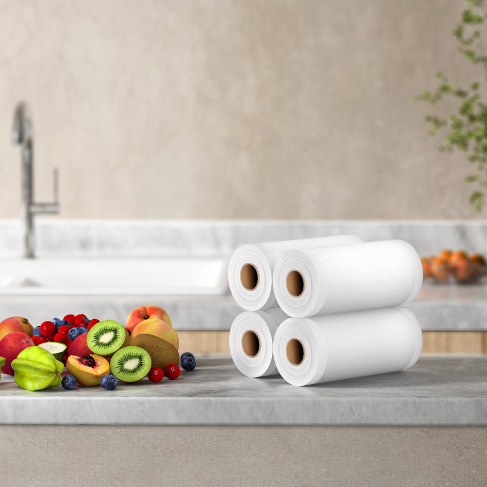 4 Rolls Food Vacuum Sealer Bags Storage Saver Heat Sealing Bag Pack 15CMX6M โ image 4