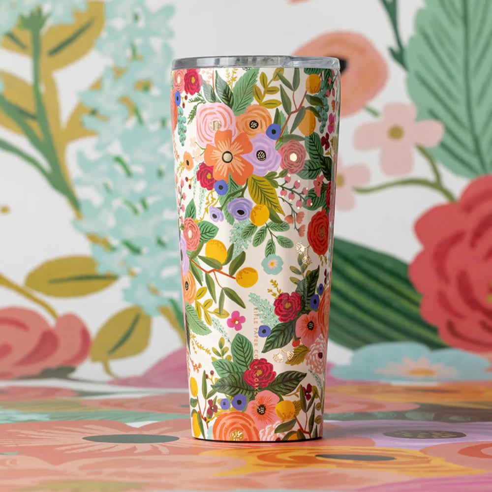 Corkcicle Tumbler - 750ml Rifle Paper - Garden Party Cream โ image 2