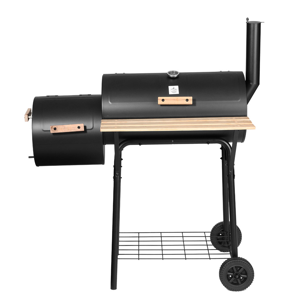 Grillz BBQ Grill 2-In-1 Offset Charcoal Smoker — image 3