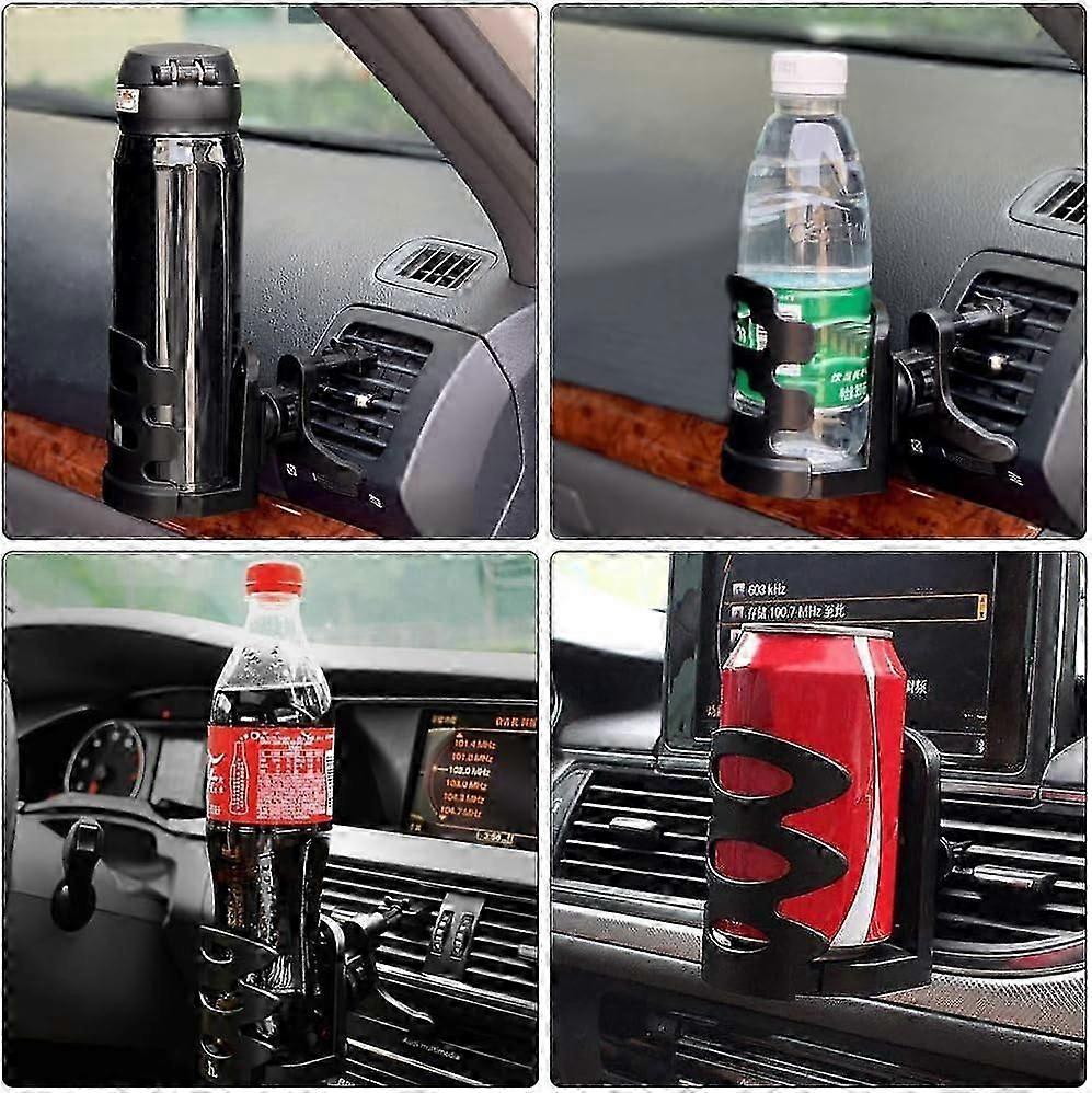 2pcs Adjustable Car Vent Cup Holders - Universal Car Drink Organizer Set — image 4