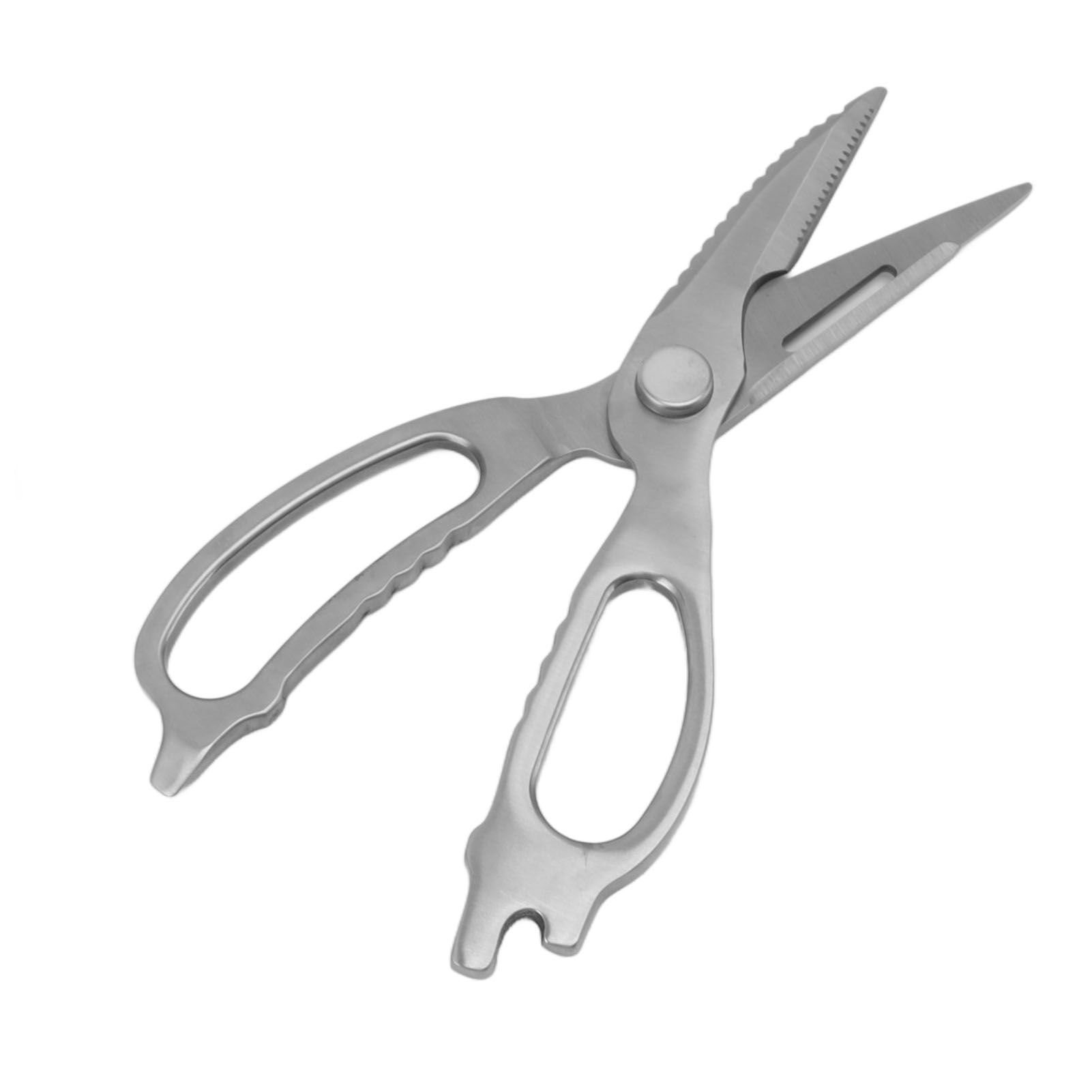 Stainless Steel Kitchen Scissors with Magnetic Scissors Sleeves Detachable Sharpness Heavy Duty Scissors for Barbecue — image 2