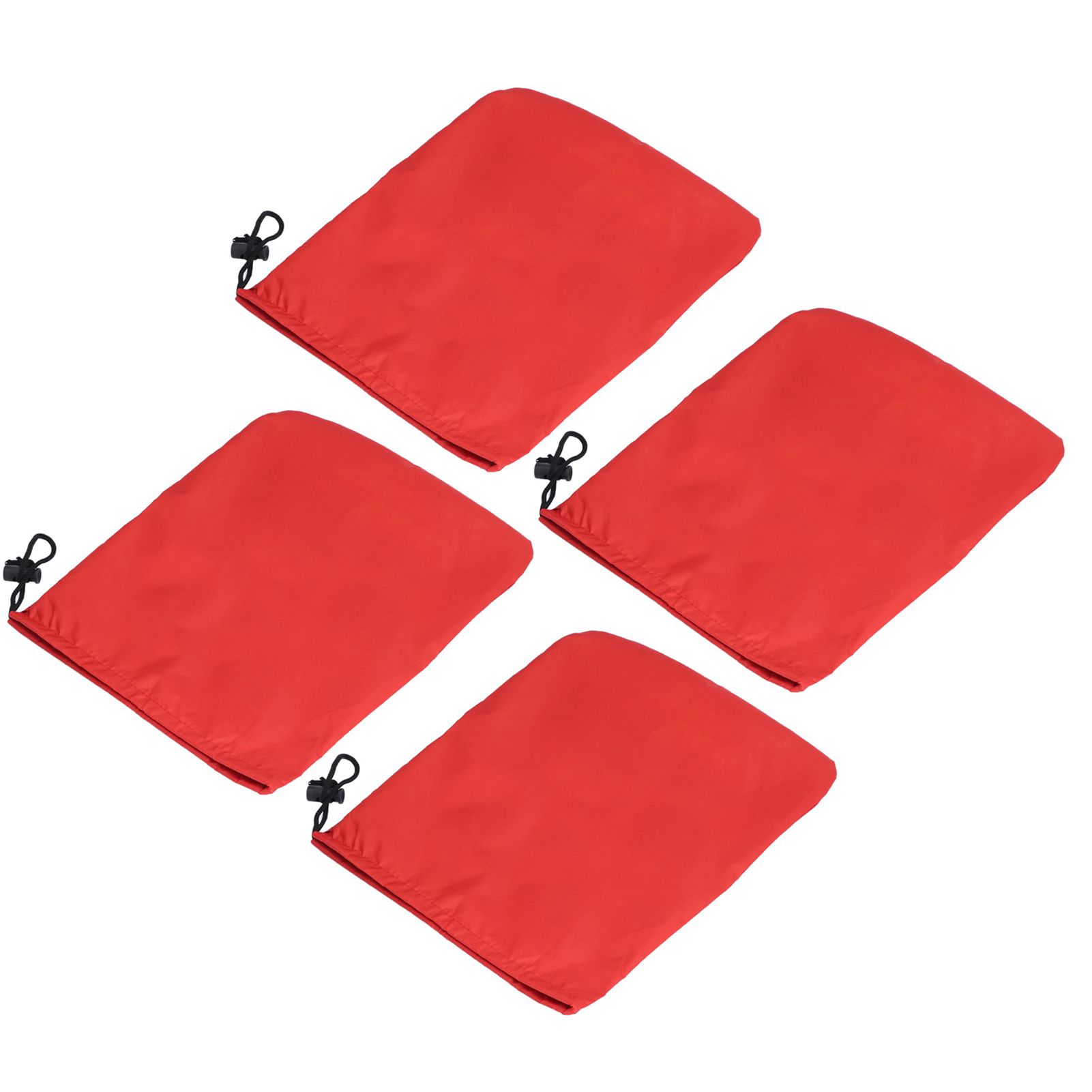 4PCS Car Rearview Mirror Protective Cover 190T Polyester Taffeta Faucet Frost Guard CoverRed โ image 5