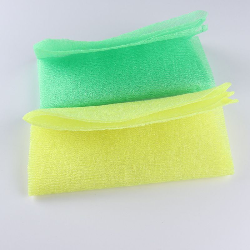 Exfoliating Washcloth Towel 4pcs Japanese Washcloth Nylon Beauty Skin Bath Wash Towel Sponge Korean Loofah Bath — image 3