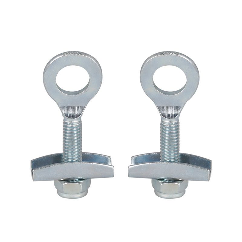 2PCS Bicycle Chain Adjuster Adjustable Chain Buckle Bicycle Wheel Fixing Button Zipper Chain Tensioner Chain Adjuster Suitable