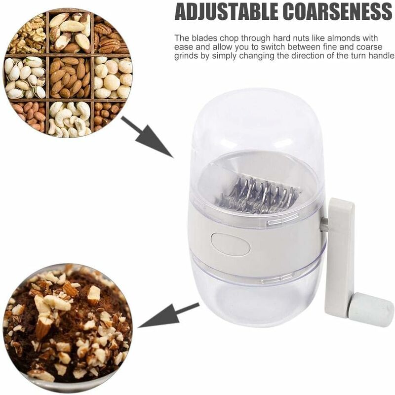 Manual Nut Grinder, Nut Chopper With Non-Slip Base, Multifunctional Dried Fruit Crusher, Peanut Crusher, Sesame Nut โ image 4