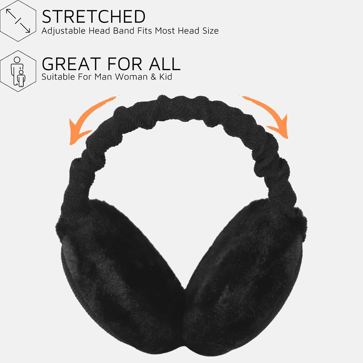 Premium Earmus or Women Winter oldable & Adjustable Ear Warmers Thermal Ear Covers — image 2