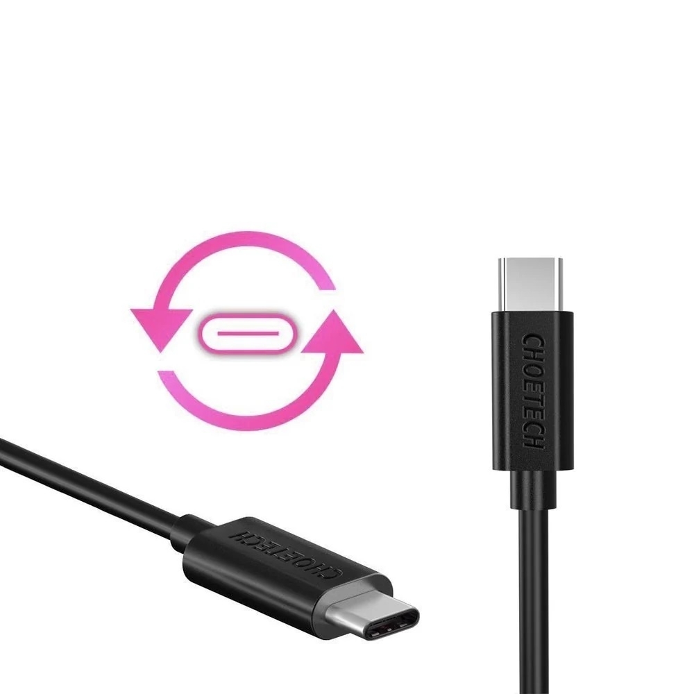 CHOETECH CC0001 USB-C to USB-C Cable USB3.1 Gen2 5V/3A 10 Gbps 0.5M — image 2