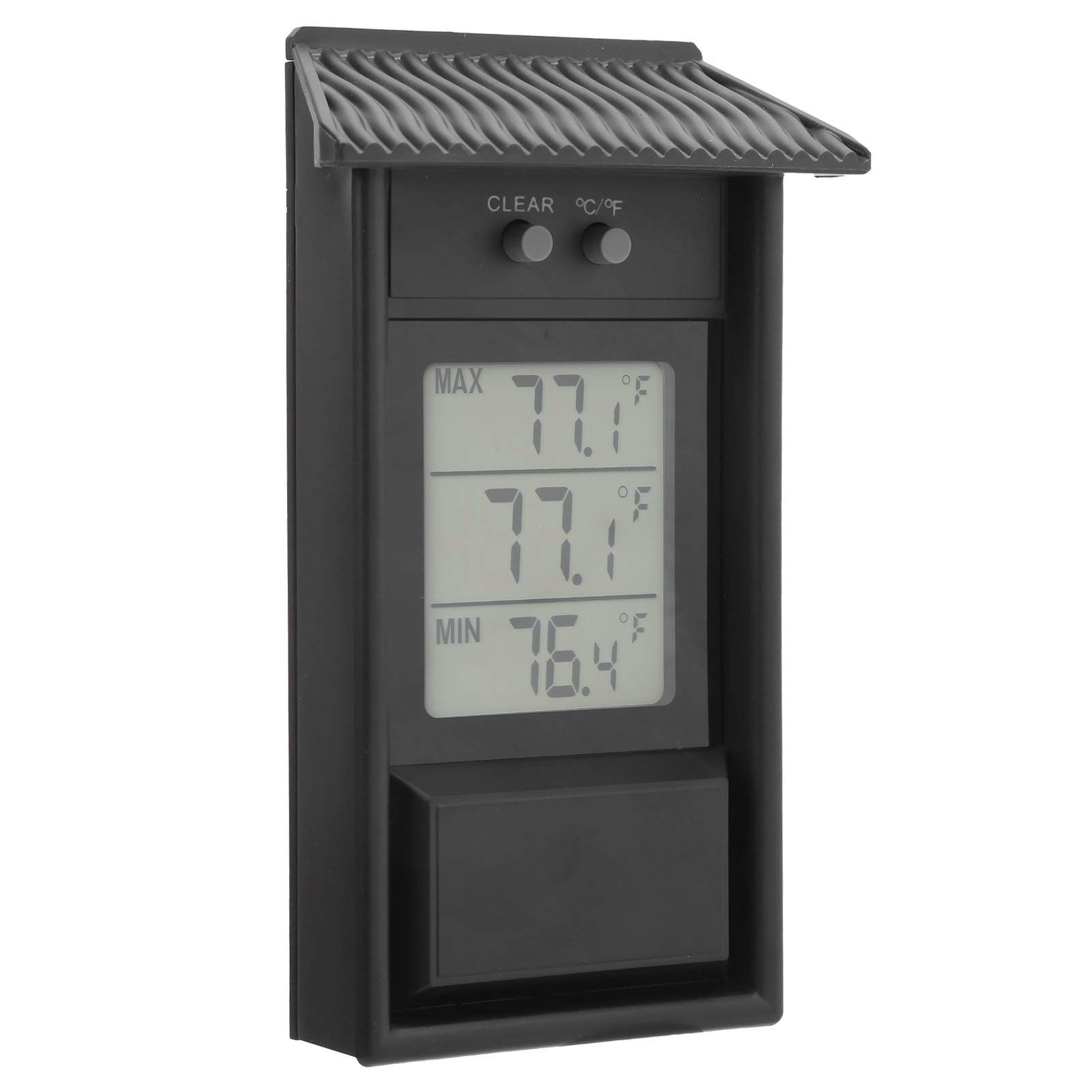 Indoor Outdoor Thermometer Digital Waterproof Temperature Meter Gauge for Garden Greenhouse,Outdoor Waterproof Temperature Meter