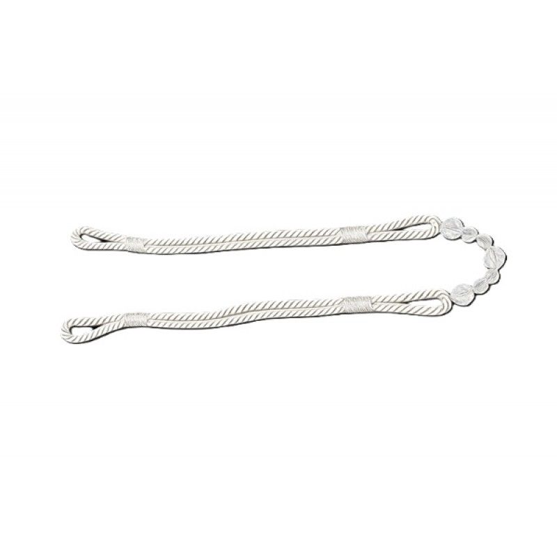 Oyster Beaded Rope Curtain Tieback โ image 3
