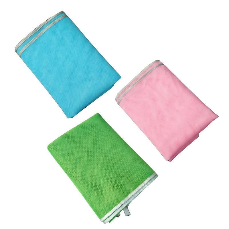 Sand Free Beach Mat Blanket Sand Proof Magic Sandless Sand Dirt & Dust Disappear - Green — image 3