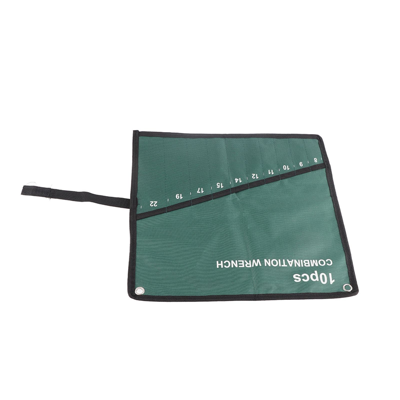 Multi Pocket Canvas Roll Up Tools Storage Bag Spanner Plier Wrench Holder Organizer(10 Pockets) — image 5