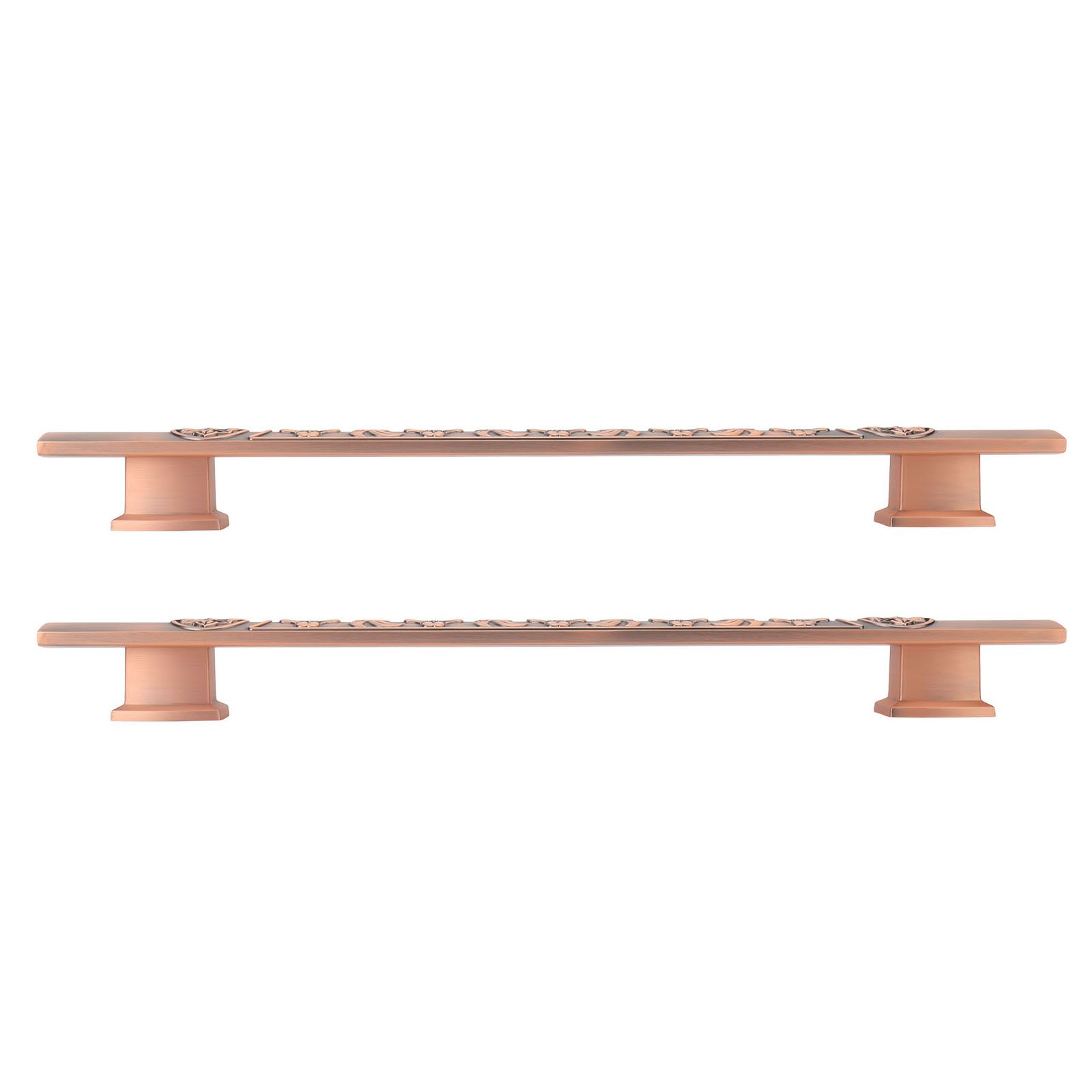 2Pcs Retro Push Door Handles Zinc Alloy European Vintage Door Pull Handle for Kitchen Bathroom Cabinet Doors Red Retro โ image 6