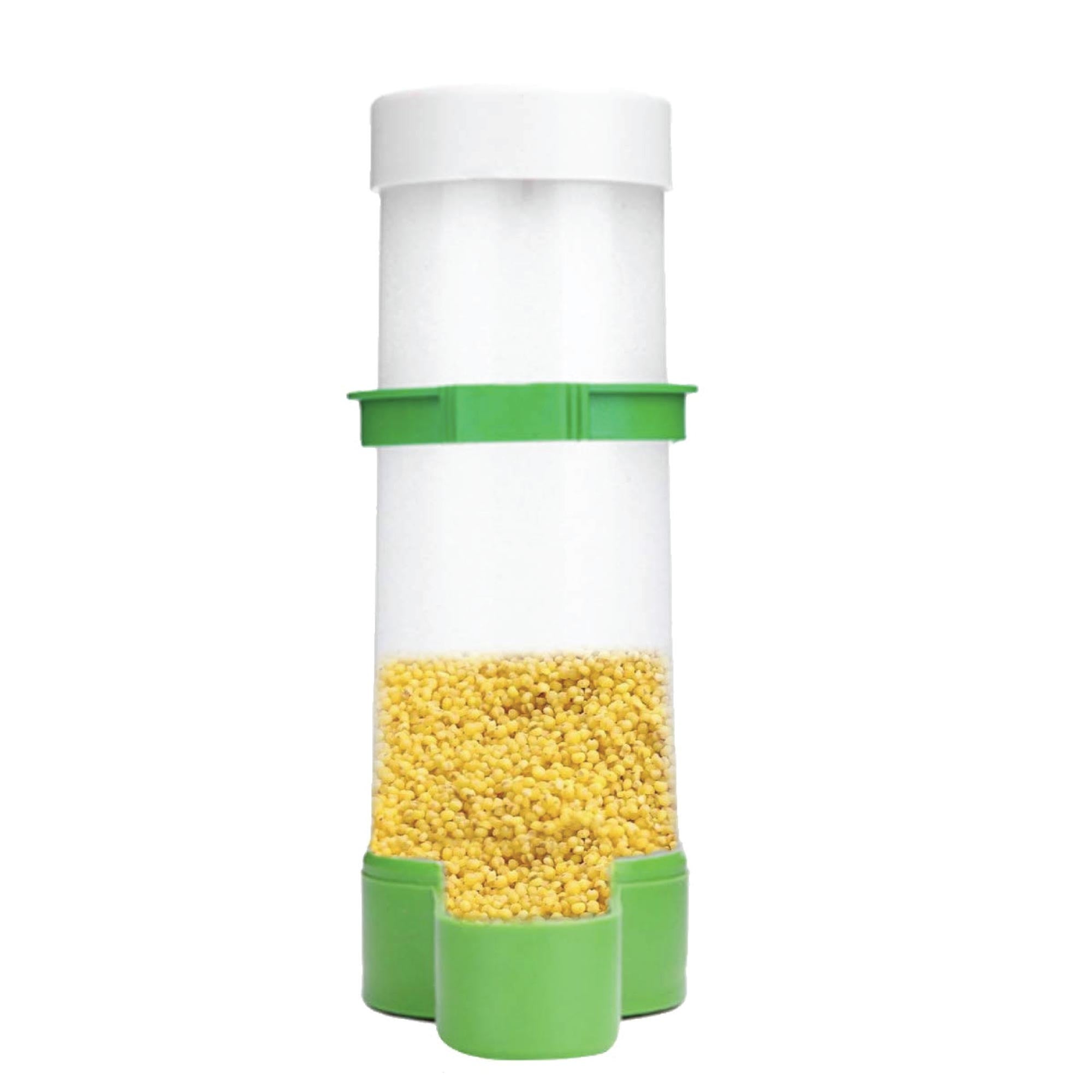 5x Bird Cage Food Dispenser Feeder Automatic Pet Parrot Budgie Cockatiel Aviary โ image 2