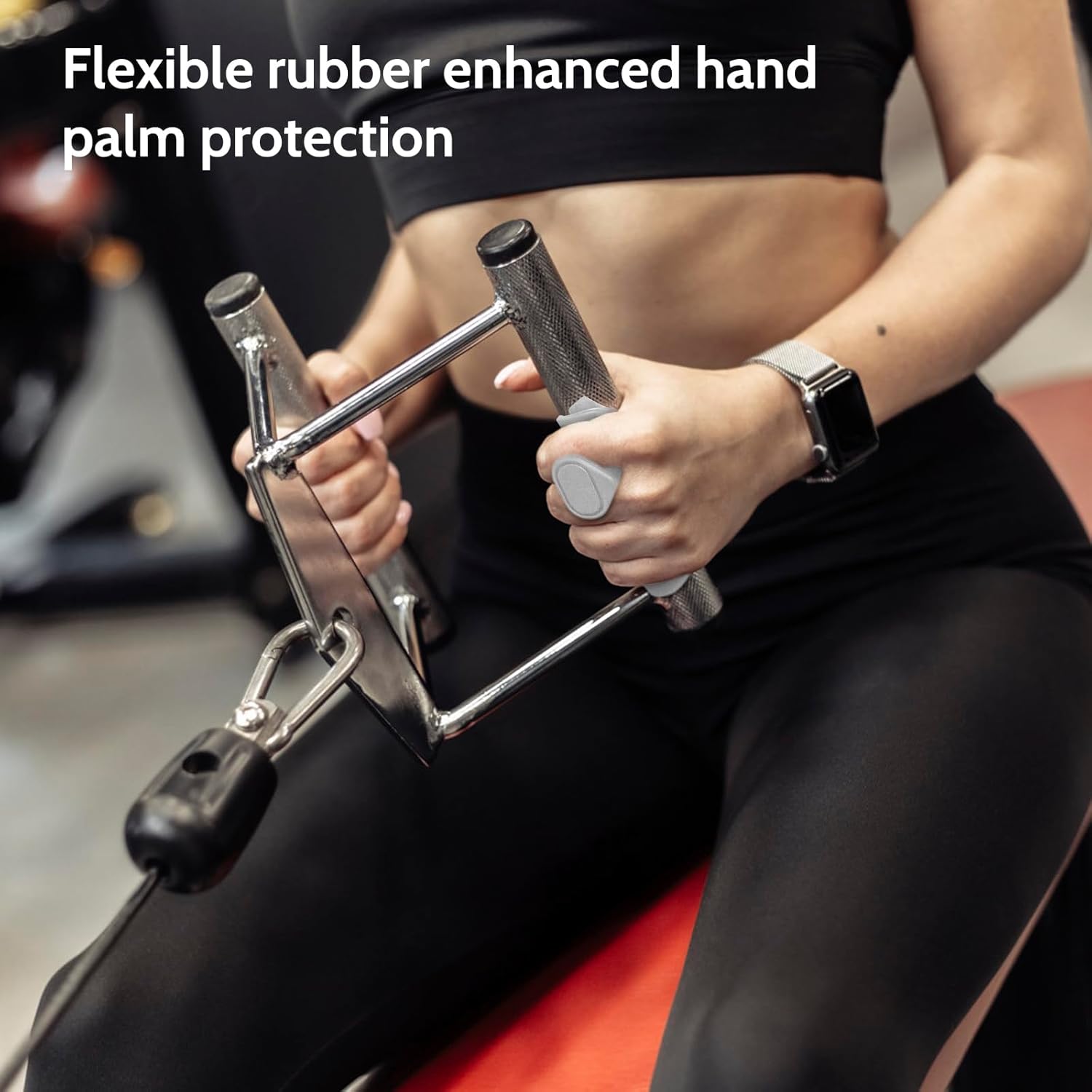 Weight Lifting Grips - Rubber Anti-Slip Workout Grips, Ergonomics Hand Protector Gloves for Gym Training and Exercise, Dumbbell, Bar Pad, Pull Up Men Women, No โ image 5