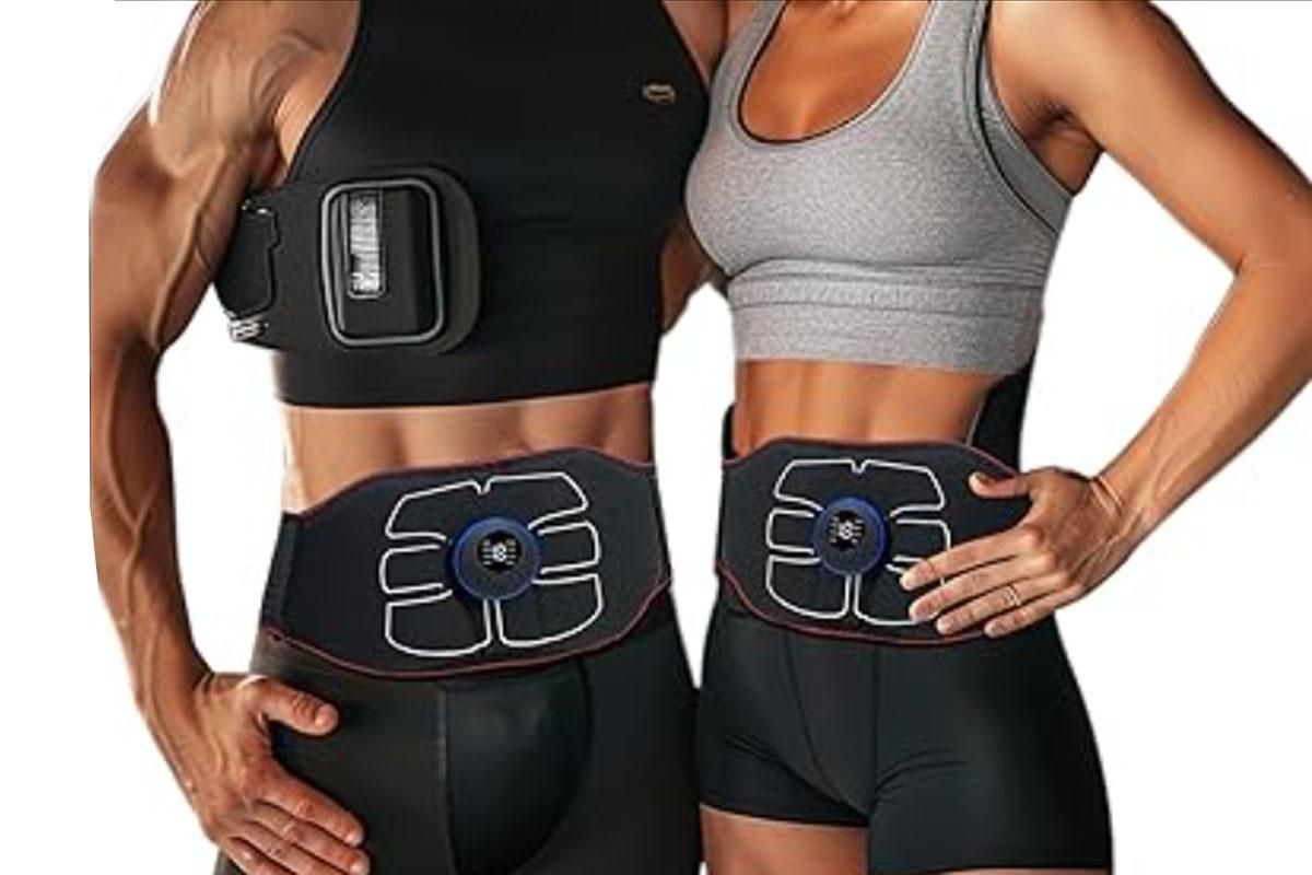 ABS Stimulator EMS Abdominal Muscle Trainer Smart Toning Belt for Home Workouts - M — image 4