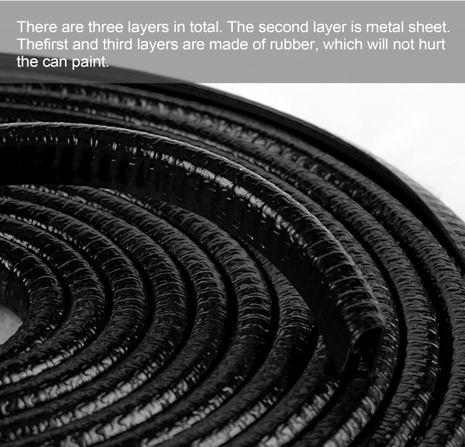 16.4Ft (5M) Car Door Edge Guard, No Glue Entry Guard Protective Strip, Rubber Trim Protector, Applicable to Car, Truck, SUV and ATV, Exterior โ image 3