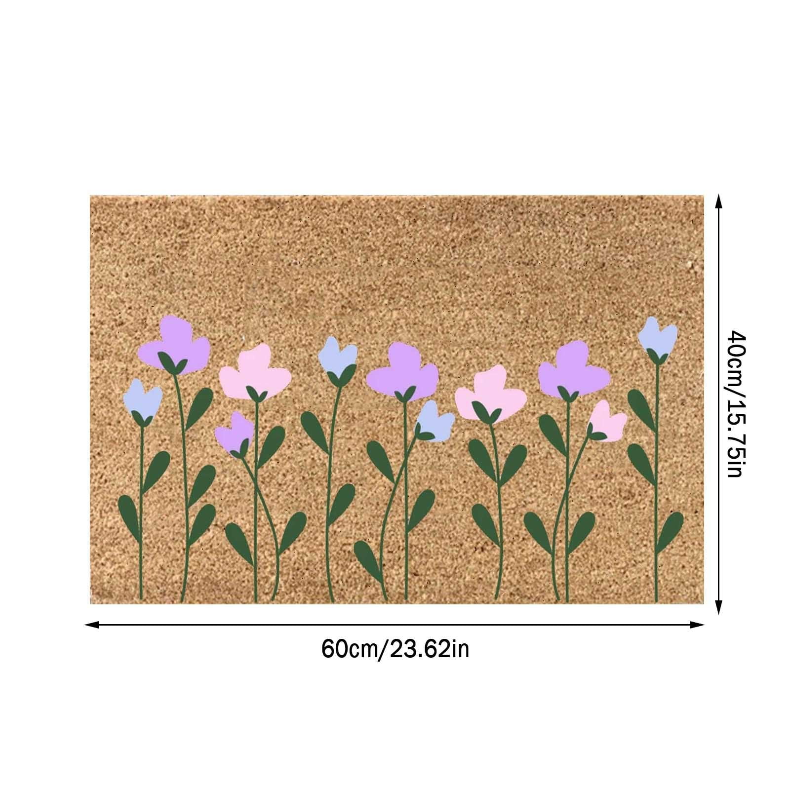 16x24 inch Doormats for Outdoor Entrance Home Waterproof Floor Mat Outdoor Rug Front Door Spring Mat Floor Decor Outdoor Summer Decor Spring Rugs Mat for Front — image 2